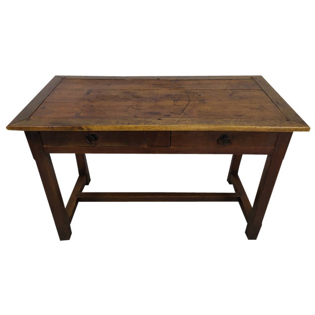 Rustic Office Workshop Table For Sale