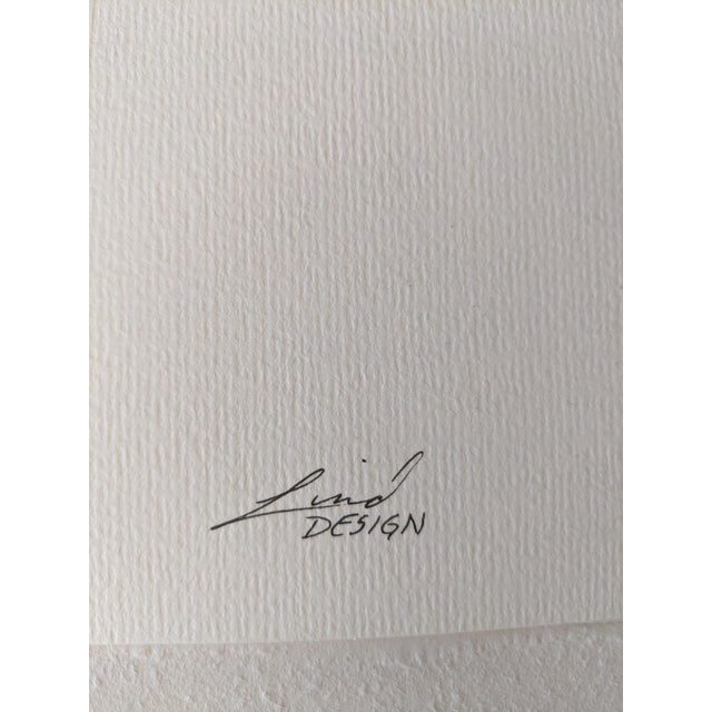 Original Fashionista Figural Watercolor Painting Framed For Sale - Image 14 of 14