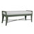 David Francis Malacca Bench - Evergreen For Sale - Image 4 of 6