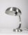 Ministerial table lamp entirely in chromed metal, adjustable lampshade, Italian design, 1970s. European Plug (up to...