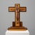 Belgian Crucifix in Oak and Copper, 1920 For Sale - Image 13 of 13