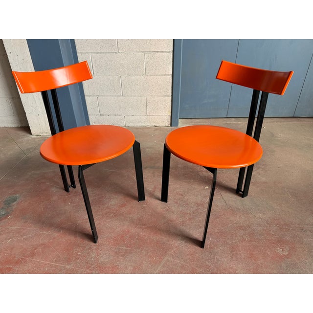 Zeta Dining Chairs by Harvink, 1980s, Set of 4 For Sale - Image 4 of 7