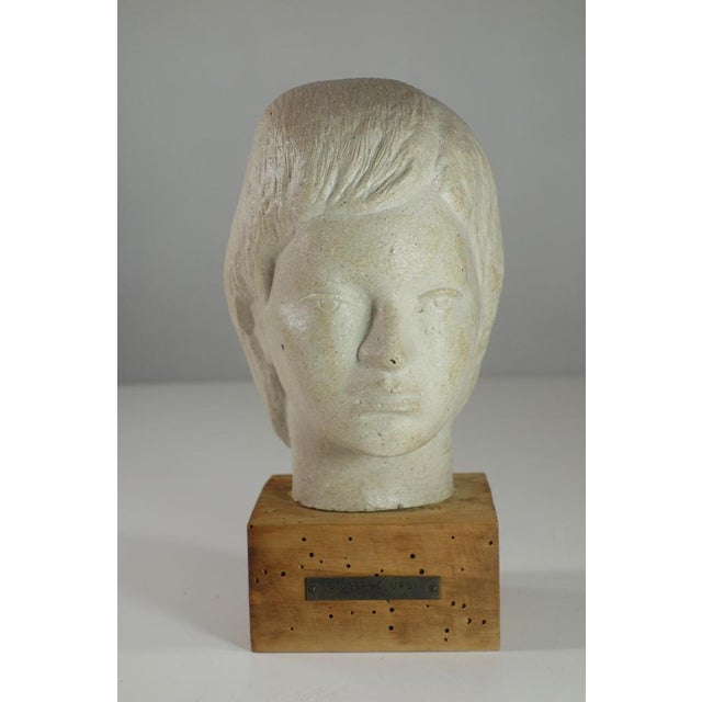 Brown Head Sculpture by Giuseppe Ursi for Litoceramica Piccinelli, 1930s For Sale - Image 8 of 8