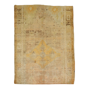 Antique Gold Turkish Oushak Rug
