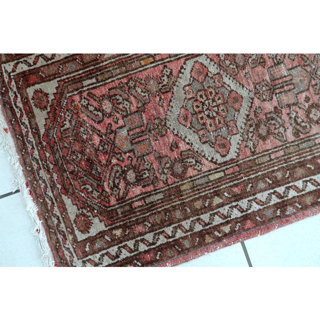 1940s, Vintage Persian Hamadan Rug 2' X 3' For Sale In New York - Image 6 of 11