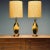 Mid-Century Modern American Mid-Century Modern, Large Table Lamps, Glazed Ceramic, Yellow, Fabric For Sale - Image 3 of 10