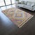 Woven in the Aegean region of Anatolia during the 1960s, this flat weave Oushak kilim is an exceptional example of...