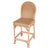 Flora 24 in. Seat Height Rattan Scalloped Edge Counter Stool with Back, Natural Rattan For Sale - Image 9 of 9