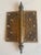 Pair of Fine Victorian Era Decorative Hinges Marked 1870 For Sale - Image 4 of 10