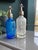 Small Blue Glass Seltzers Soda Syphons Bottles, 1890s, Set of 2 For Sale - Image 6 of 16