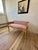 Hollywood Regency Louis XV Style Washed Caned Loveseat Serpentine Frame For Sale - Image 9 of 11
