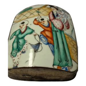 Antique Chinese Porcelain Shard Box