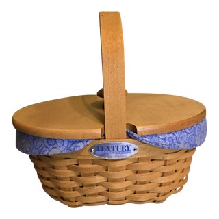 1990s Vintage Longaberger Celebration Cheers Basket For Sale