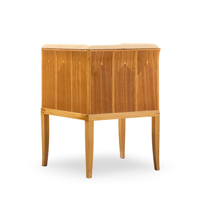 Eliel Saarinen for Arkitektura Saarinen House Mid Century Maple Arm Lounge Chair For Sale In Chicago - Image 6 of 10