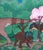 Atelier Aria Lumae Kai Hanna Van Wouden Dinosaur Paradigm Original Gouache Fine Art Cotton Rag Gallery Board Print 24 X 18 For Sale In San Antonio - Image 6 of 15