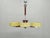 Exceptional art deco chandelier produced in czechoslovakia during the 1930s, combining refined functionalist aesthetics...
