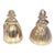 Pair Antique Brass Maiden Bells For Sale