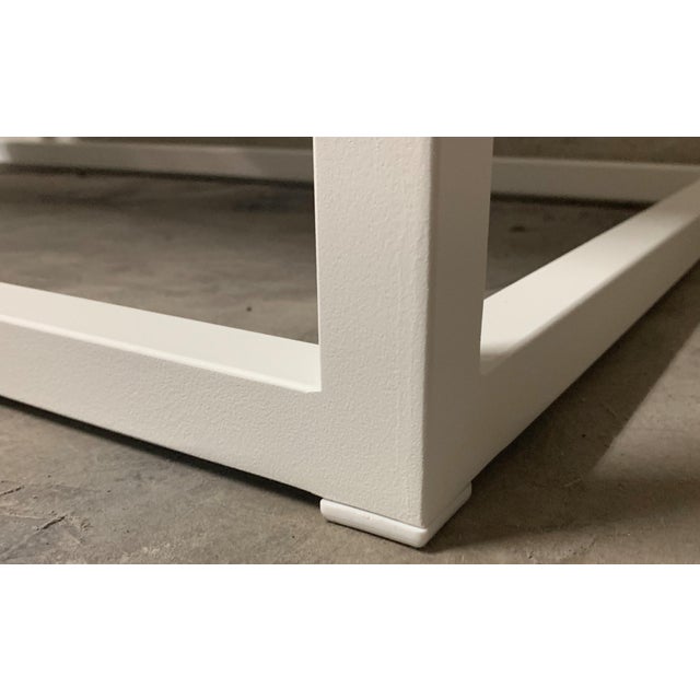 New Modern Iron Rectangular Table, Indoor or Outdoor For Sale - Image 14 of 18