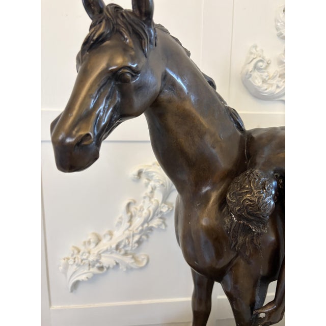 Large Antique Bronze Study Figurine, 1880 For Sale - Image 13 of 18