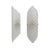 Clear Murano Glass Wall Sconces with Textured Relief, 2000s, Set of 2 For Sale - Image 10 of 10