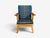 Krogenes Møbler, Lounge Chairs, Pine, Blue Fabric, Norway, 1970s For Sale - Image 10 of 13