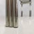 Silver Italian Modern Console in Steel and Glass, 1970s For Sale - Image 8 of 9