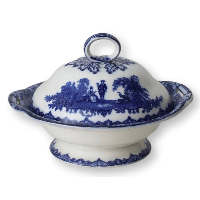 1920s Doulton Watteau Covered Dish For Sale In Los Angeles - Image 6 of 9