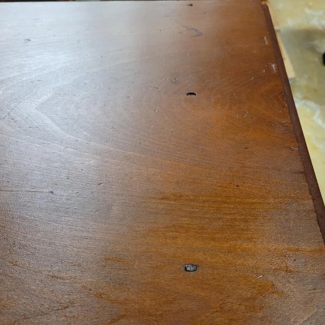 19th C Rustic American Farmhouse Table For Sale - Image 9 of 10