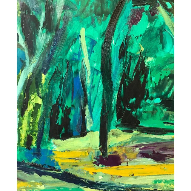 1980s Jean Krillé, Tableau No. 60, Oil on Paper and Canvas, 1980s For Sale - Image 5 of 7