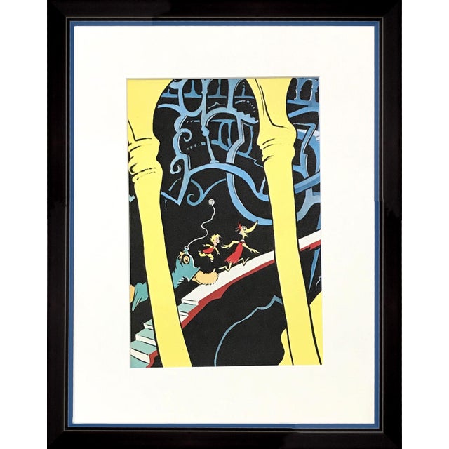 Artist: Theodor Geisel known by Dr Seuss Country: USA Title: Untitled Medium: Lithographic print Paper Size: 11x 8 inches...