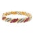 Late 20th Century Hammerman Brothers 18k Ruby and Diamond Bracelet For Sale