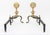 Federal Style Brass Ball-Topped Andirons, Pair For Sale In New York - Image 6 of 6