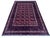 Afghan Turkmen Waziri rug, hand knotted in Afghanistan from 100% wool. Measuring 6’8” x 9’9”, this rug features a rich...