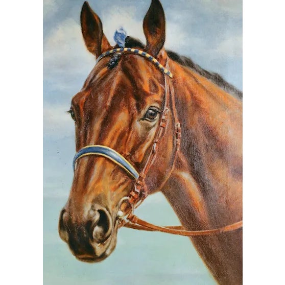 Wood 1920s Original Oil Painting on Canvas by Edward Herbert Miner of "Petee Wrack", Framed For Sale - Image 7 of 8