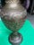 Mid-Century Modern 1970s Large Brass Hand Painted Design Vase For Sale - Image 3 of 10