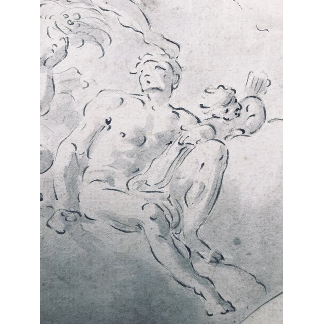 18th Century Original Drawing, Circle of Giovanni Battista Tiepolo For Sale In West Palm - Image 6 of 11