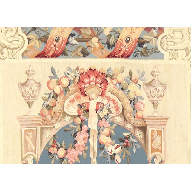 This refined vintage tapestry hails from Aubusson, the renowned French center celebrated globally as the "World Capital of...