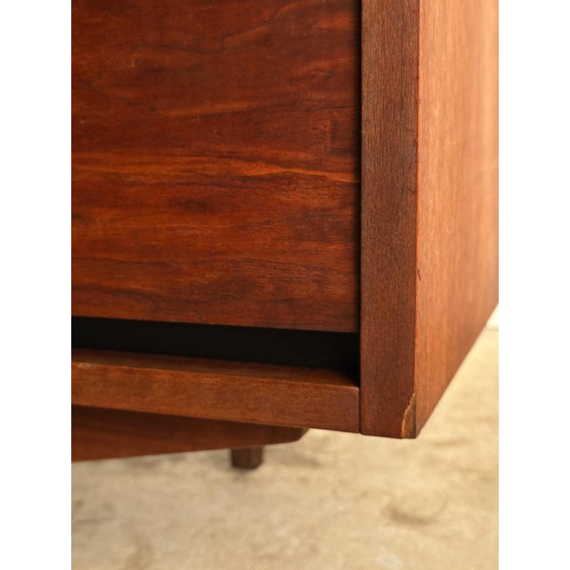 1960s Mid-Century Walnut Nine-Drawer Dresser by Stanley For Sale - Image 15 of 18
