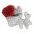 Thorley Bone China Figurine Poodle Pulling Cart of Flowers Made in England 5156b For Sale