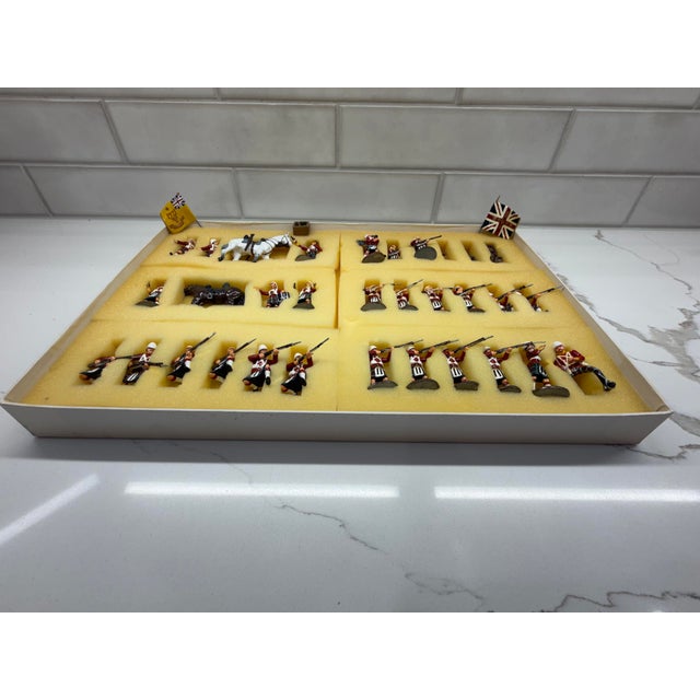 King & Country's The Last Stand of the Seaforths is a 1990s boxed ensemble of painted lead military miniatures in a...