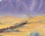 1960s Mid Century Landscape -- Purple Desert Mountain by Alice M. Fink For Sale - Image 5 of 9