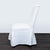 Modern Pottery Barn Slipcovered Parsons Dining Chair on Wheels For Sale - Image 3 of 8