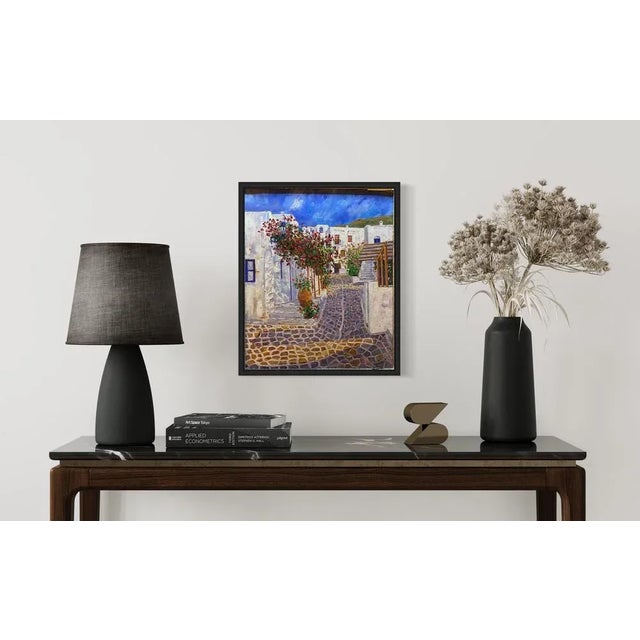 This artwork includes a certificate of authenticity and is hand-signed by the artist. Hand-signed on the lower-right...