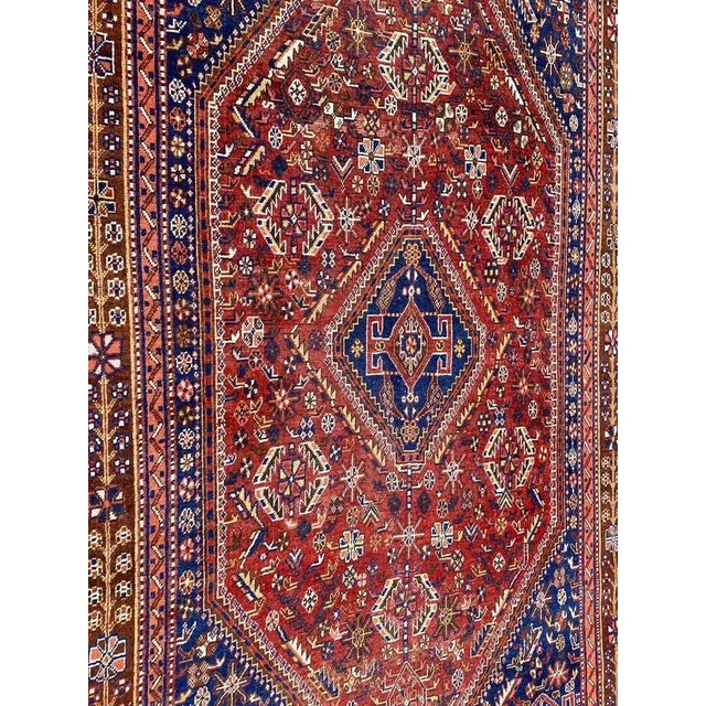 Antique Shiraz Rug For Sale - Image 3 of 17
