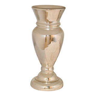 19th Century English Mercury Glass Candle Holder For Sale