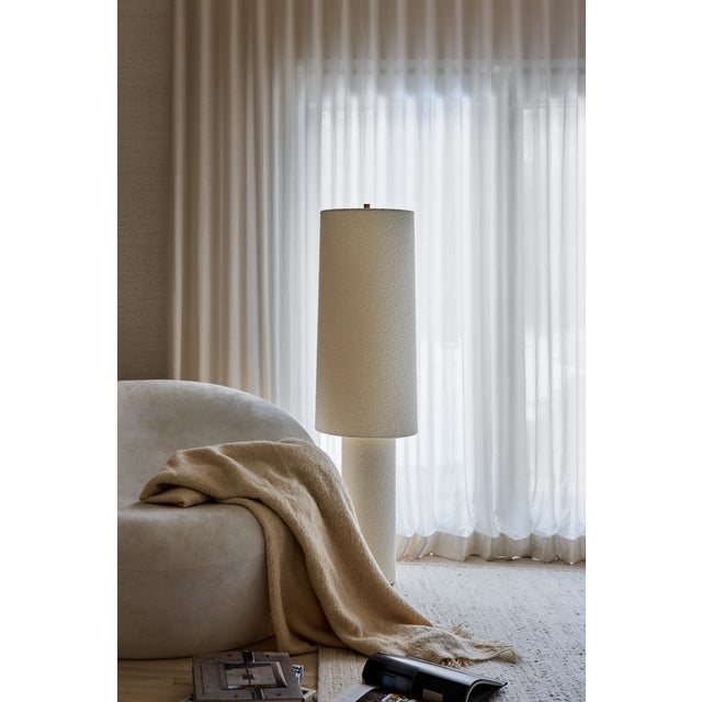 Mitzi Mitzi Sam 15 in. 1 Light Floor Lamp in Aged Brass Finish For Sale - Image 4 of 14