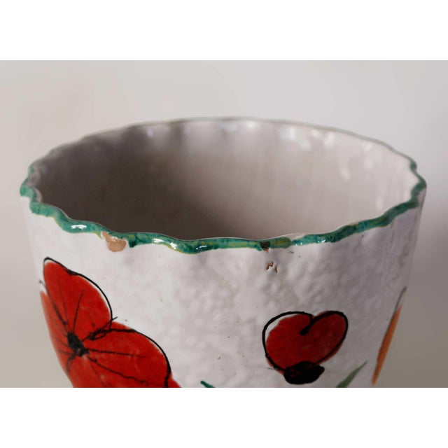 Italian Vintage Flower Pot For Sale - Image 4 of 8