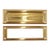 Reclaimed 8.75 In. Rectangular Polished Brass Mail Slot Set For Sale