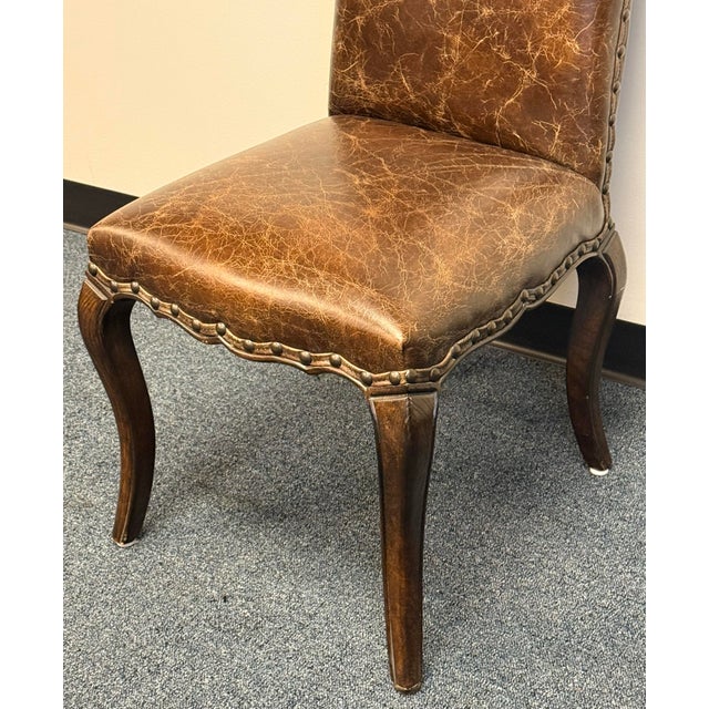 2000 - 2009 Pottery Barn Calais Upholstered Dining Chairs - Set of 10 For Sale - Image 5 of 12