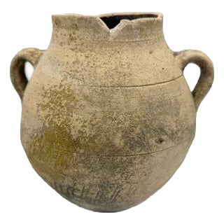Antique Moroccan Terracotta Vessel For Sale